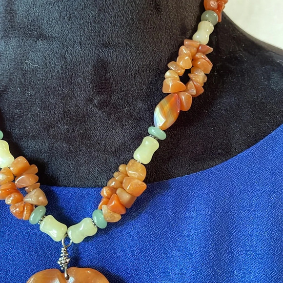 Statement Gemstone Necklace - Picture 3 of 4